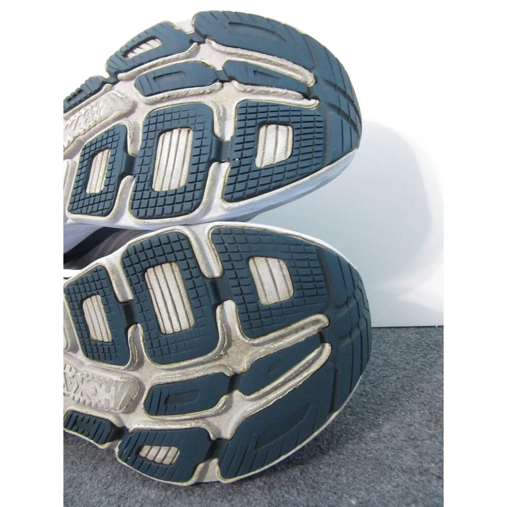 Hoka One One Bondi 6 Womens Size 7.5 Gray Blue Running Shoes Athletic FE1220B